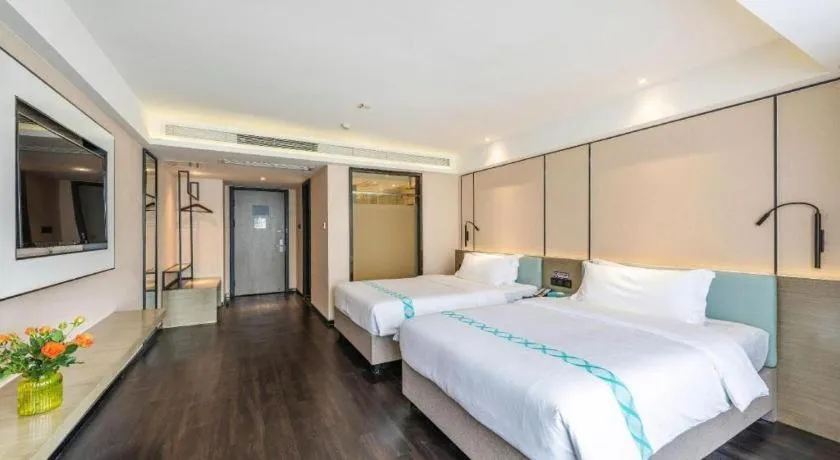 Bed in Xana Lite Guiyang Huaguoyuan Shuangzi Towers