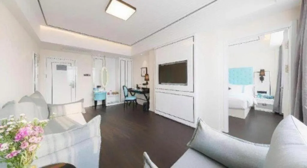 Bed in Xana Hotelle Shijiazhuang Zhongchu Plaza Shizhuang Metro Station