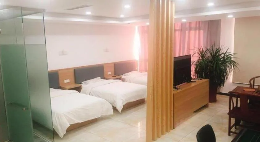 Bed in 7Days Inn Tianjin Airport NO.1 Bridge Branch