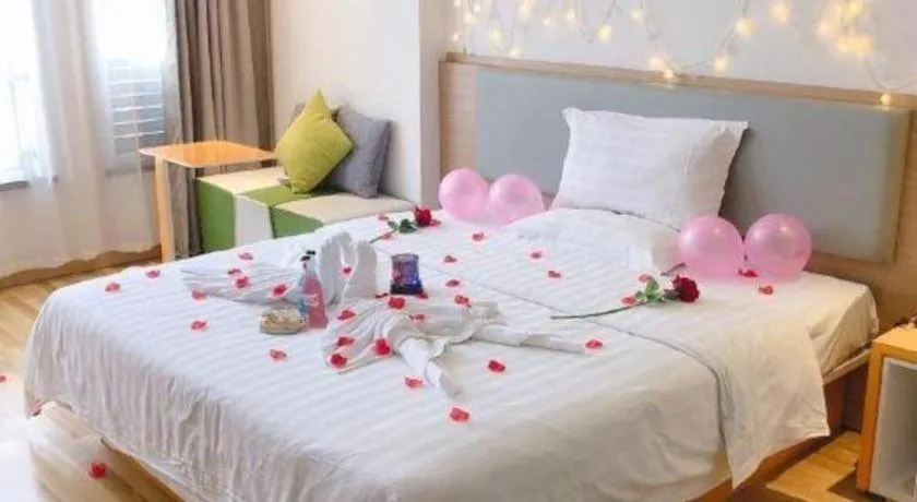 Bed in 7Days Inn Tianjin Airport NO.1 Bridge Branch