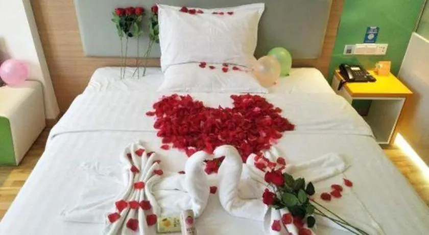 Bed in 7Days Inn Tianjin Airport NO.1 Bridge Branch