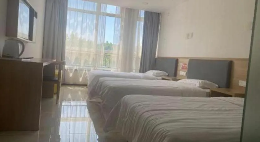 Bed in 7Days Inn Tianjin Airport NO.1 Bridge Branch