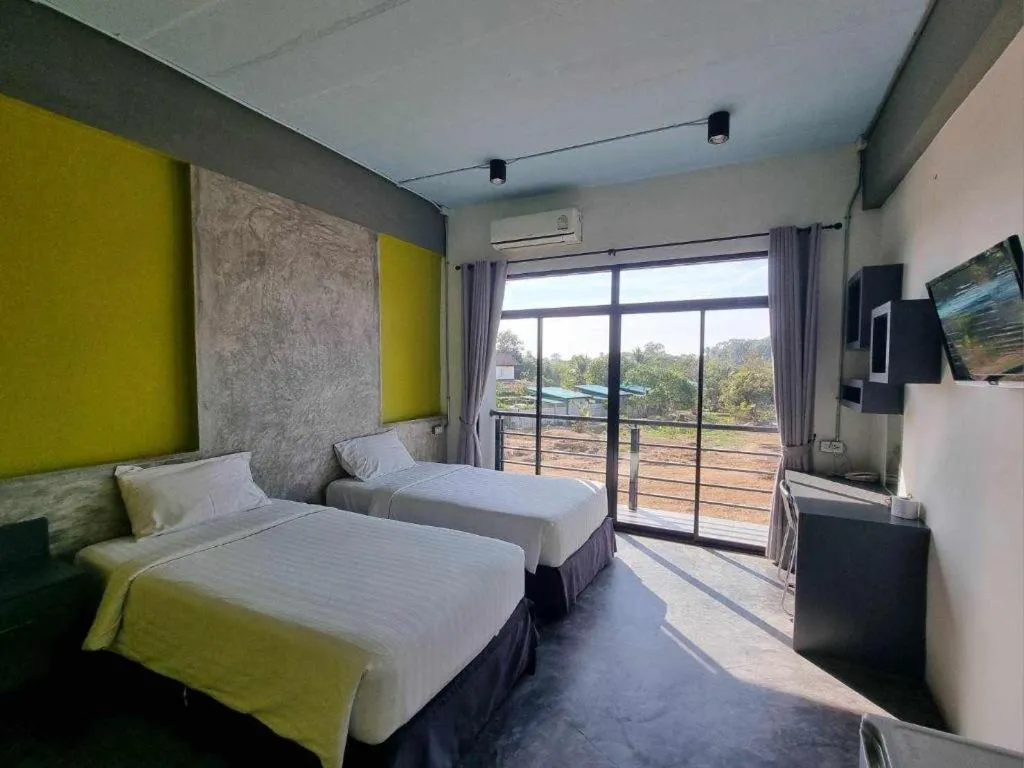 Bed in Pornsiri Hotel Sisaket