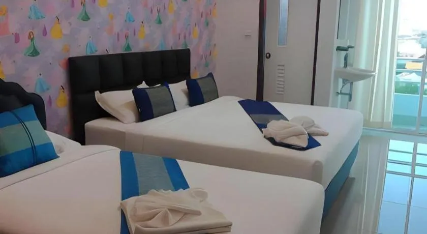 Bed in The Linux Garden Hotel (City Amphur Muang Yala)