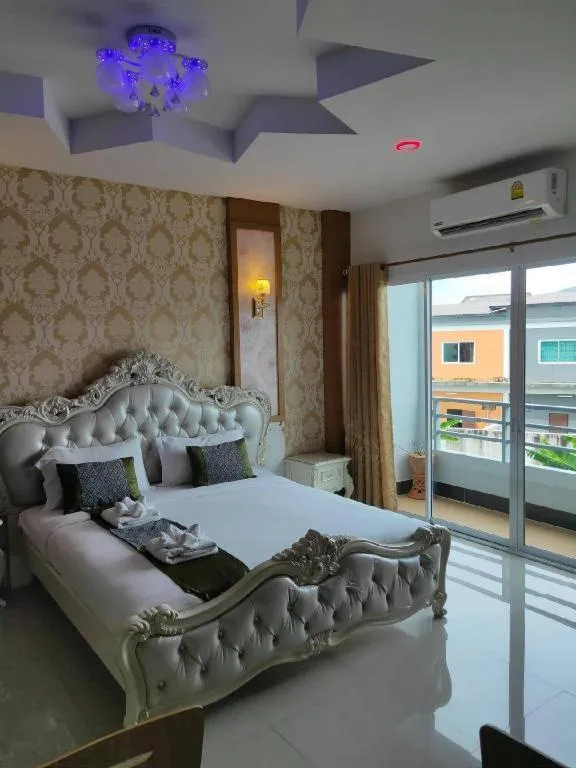 Bed in The Linux Garden Hotel (City Amphur Muang Yala)