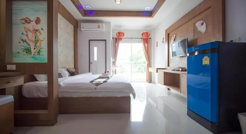 Bed in The Linux Garden Hotel (City Amphur Muang Yala)