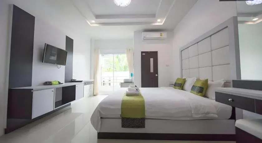 Bed in The Linux Garden Hotel (City Amphur Muang Yala) Bed in The Linux Garden Hotel (City Amphur Muang Yala)