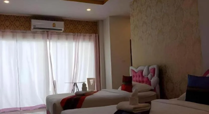 Bed in The Linux Garden Hotel (City Amphur Muang Yala)