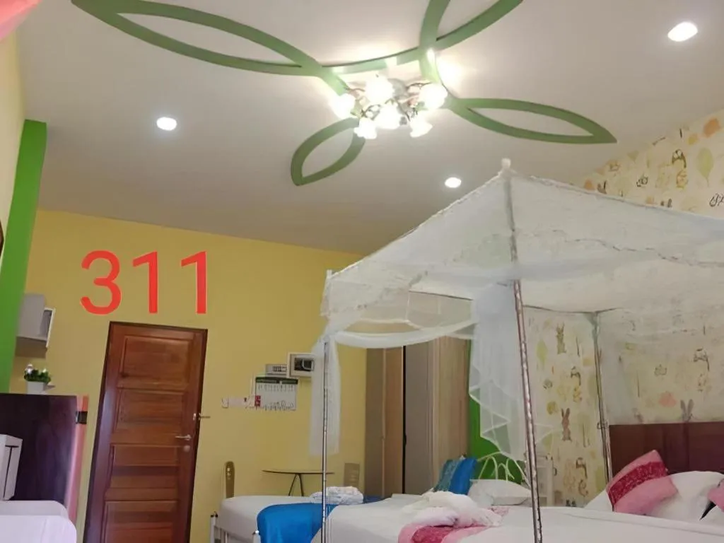 Bed in The Linux Garden Hotel (City Amphur Muang Yala)