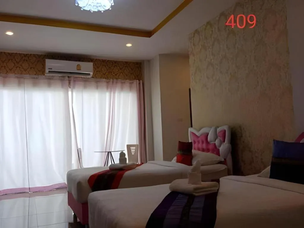 Bed in The Linux Garden Hotel (City Amphur Muang Yala)
