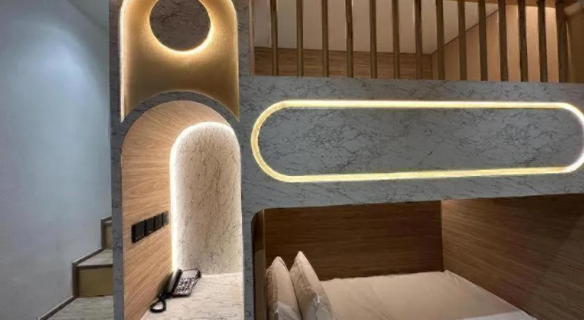 Bed in Grand City Hotel