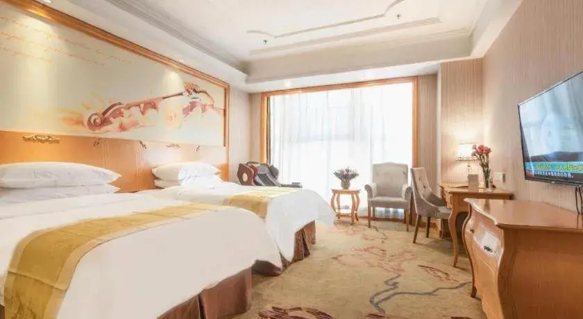 Bed in Vienna International Hotel Kunming Guangfu Road Aegean Shopping Center Bed in Vienna International Hotel Kunming Guangfu Road Aegean Shopping Center