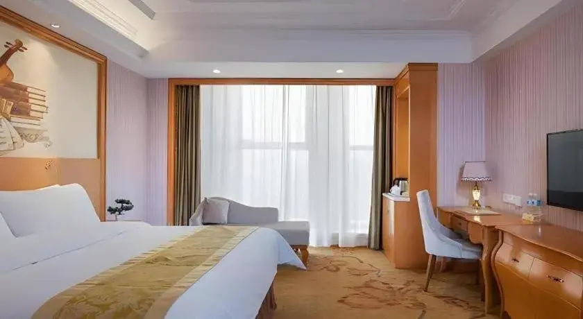 Bed in Vienna International Hotel Kunming Guangfu Road Aegean Shopping Center Bed in Vienna International Hotel Kunming Guangfu Road Aegean Shopping Center