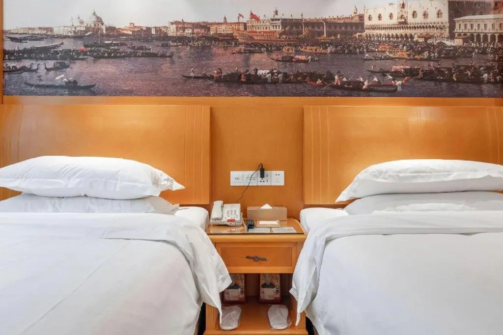 Bed in Vienna Hotel Changsha Wuyi Avenue Railway Station