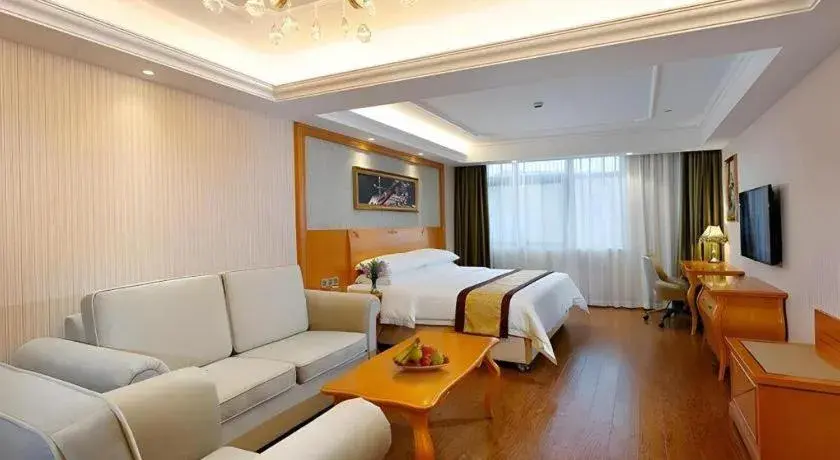 Bed in Vienna Hotel Chengdu Airport Shuangliu Wanda Bed in Vienna Hotel Chengdu Airport Shuangliu Wanda