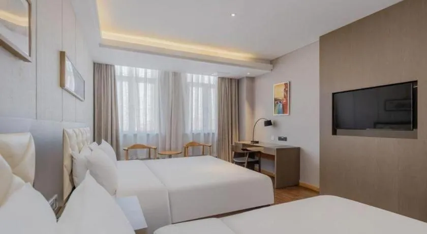 Bed in Yitel Shanghai Hongqiao Railway Station National Convention and Exhibition Center