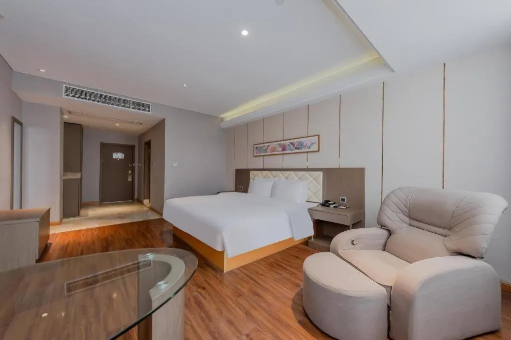 Bed in Yitel Shanghai Hongqiao Railway Station National Convention and Exhibition Center