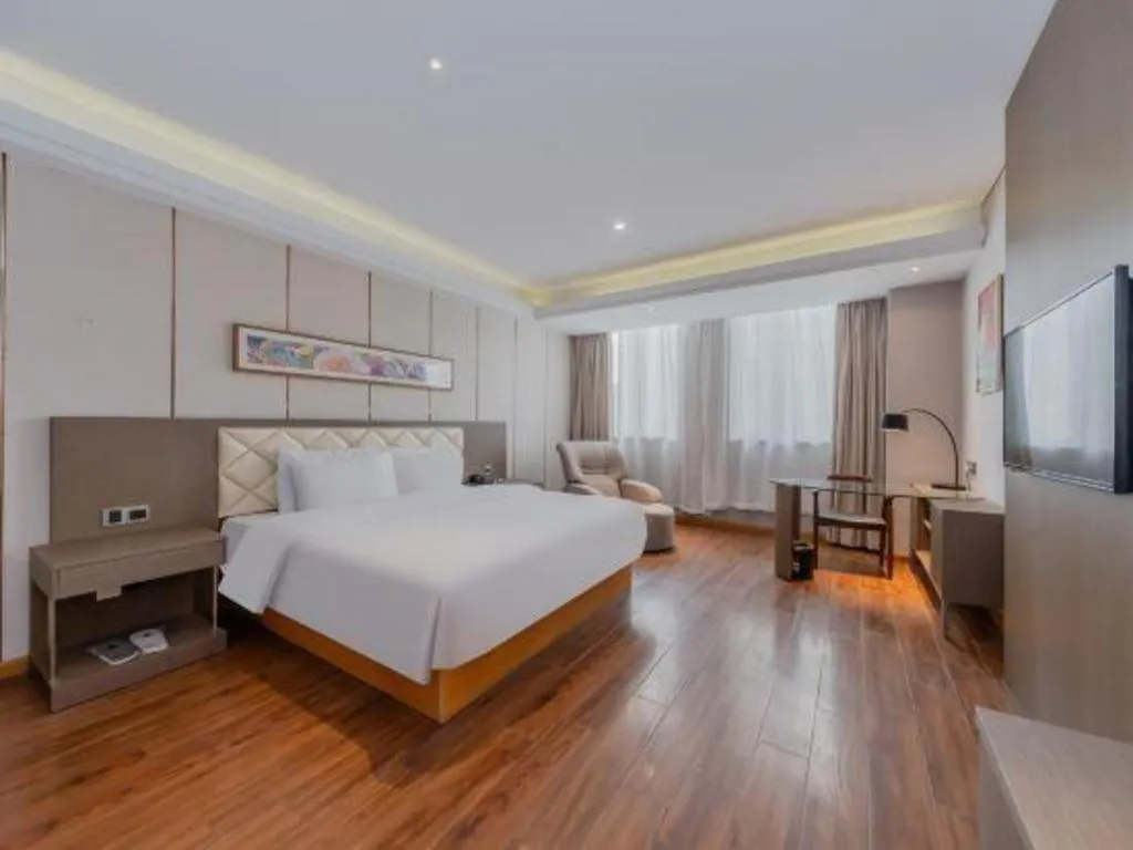 Bed in Yitel Shanghai Hongqiao Railway Station National Convention and Exhibition Center