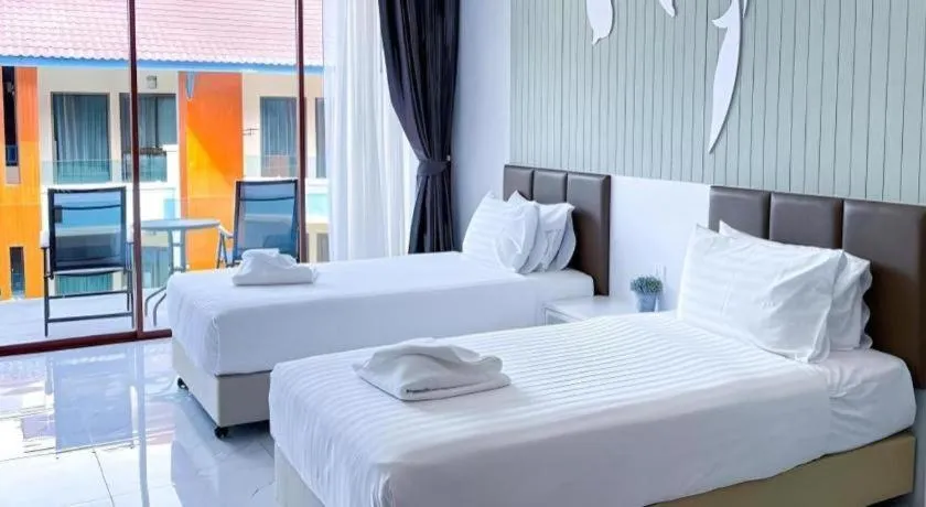 Bed in The Bed Vacation Rajamangala Hotel