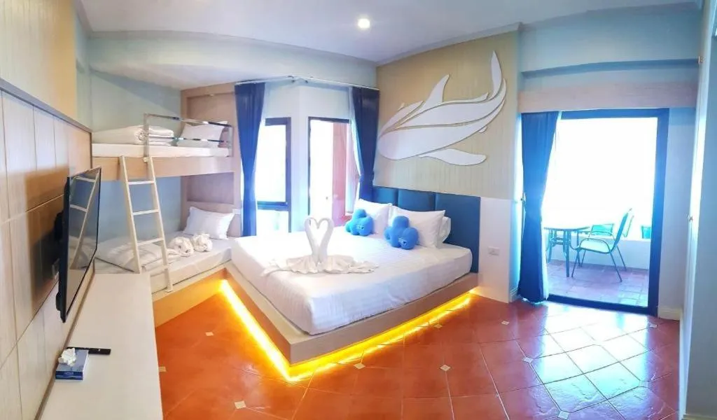 Bed in The Bed Vacation Rajamangala Hotel