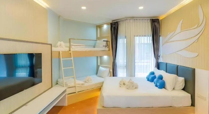 Bed in The Bed Vacation Rajamangala Hotel