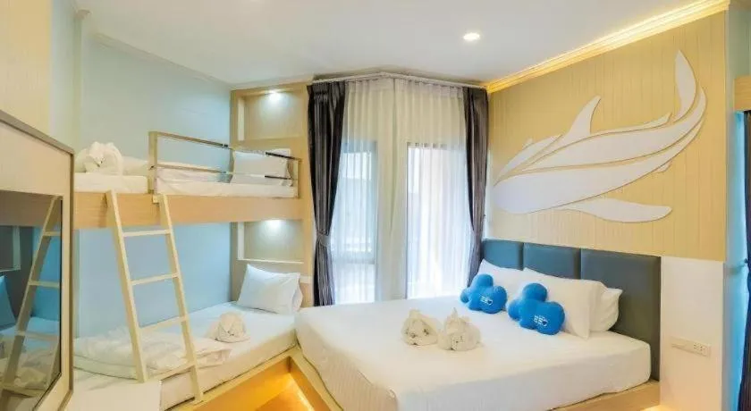 Bed in The Bed Vacation Rajamangala Hotel