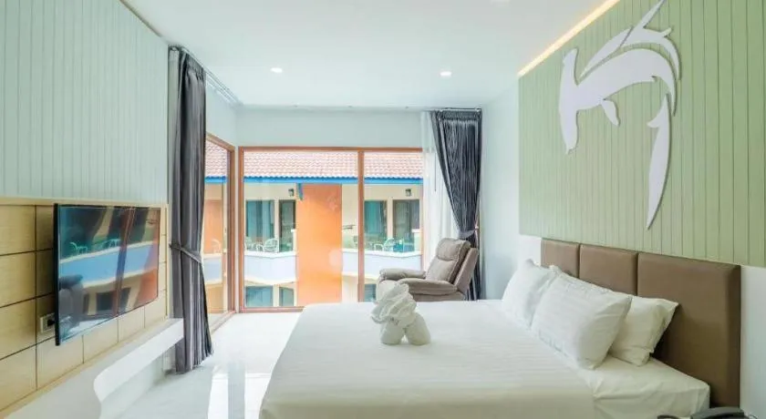 Bed in The Bed Vacation Rajamangala Hotel