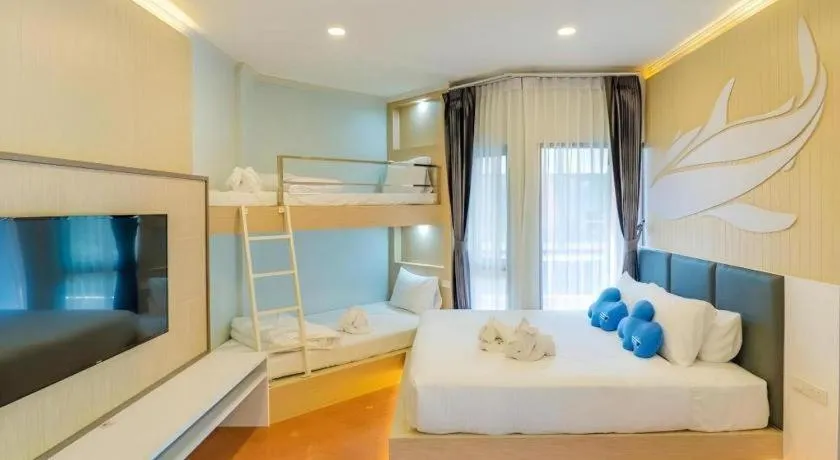 Bed in The Bed Vacation Rajamangala Hotel