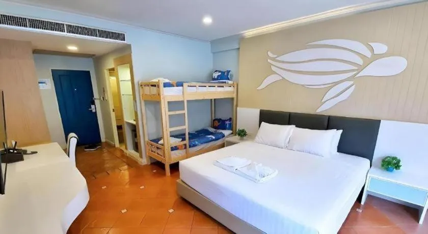 Bed in The Bed Vacation Rajamangala Hotel