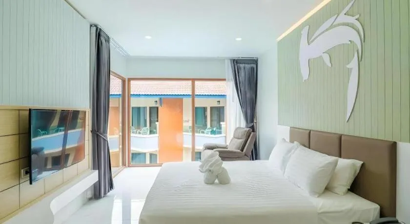 Bed in The Bed Vacation Rajamangala Hotel