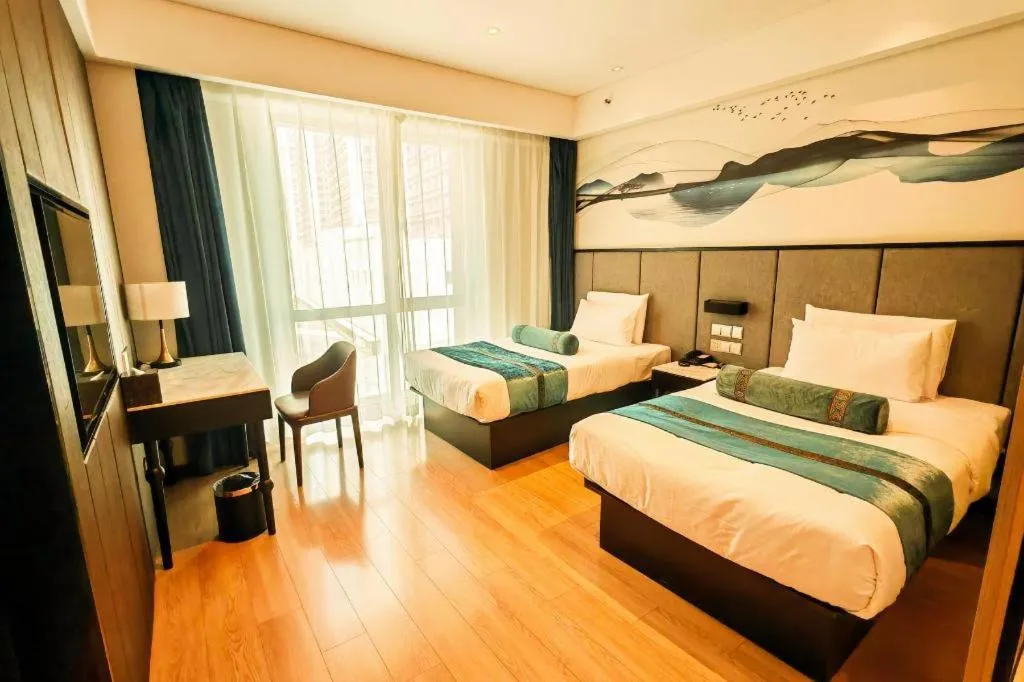 Bed in Yitel Shenyang Hunnan Olympic Sports Center Wanda Plaza