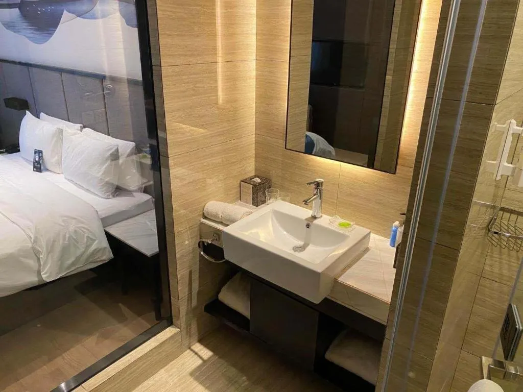 Bed in Yitel Shenyang Hunnan Olympic Sports Center Wanda Plaza