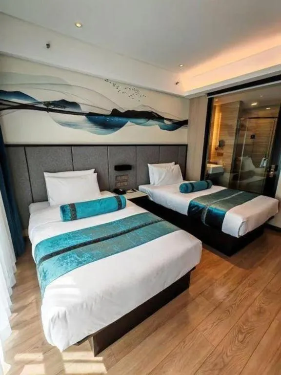 Bed in Yitel Shenyang Hunnan Olympic Sports Center Wanda Plaza