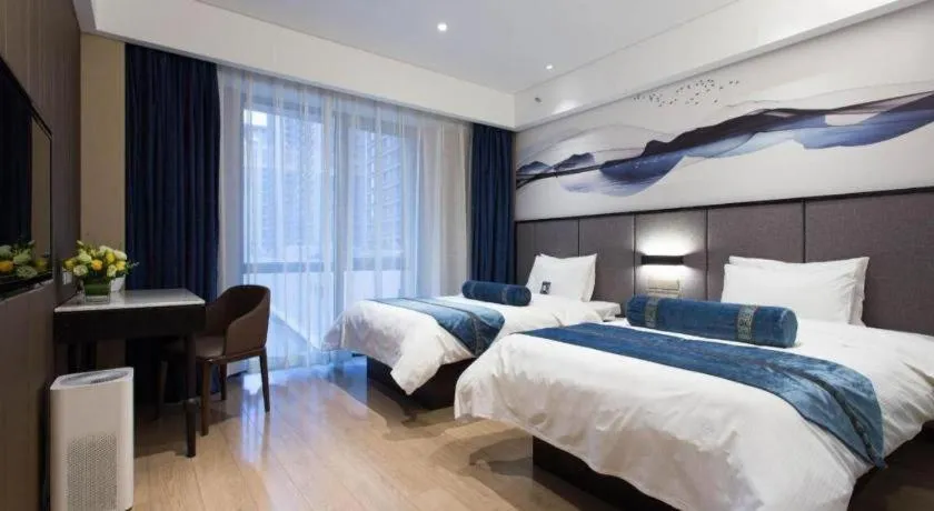 Bed in Yitel Shenyang Hunnan Olympic Sports Center Wanda Plaza