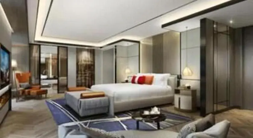 Bed in Swisstouches Hotel Ankang Bed in Swisstouches Hotel Ankang