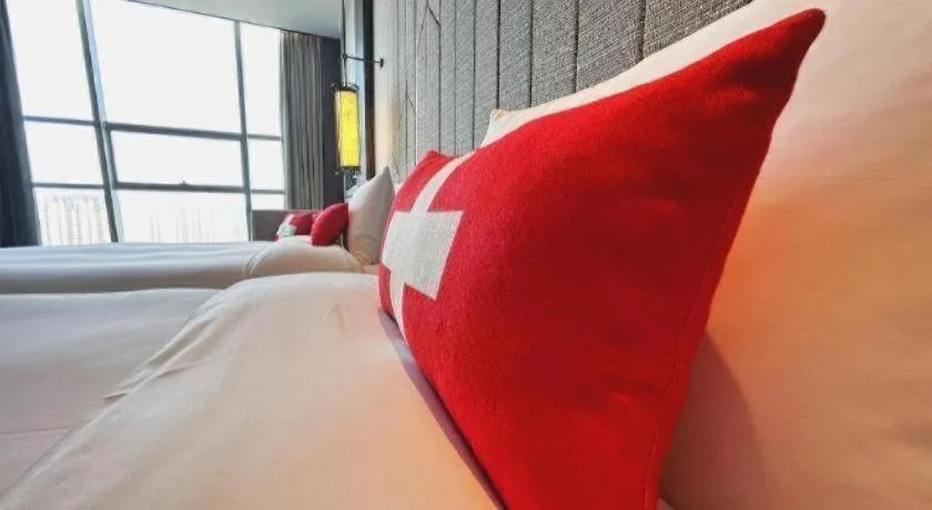 Bed in Swisstouches Hotel Ankang