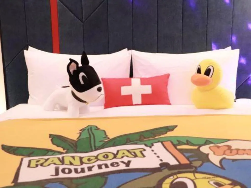 Bed in Swisstouches Hotel Ankang