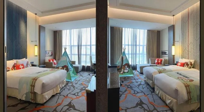 Bed in Swisstouches Hotel Ankang