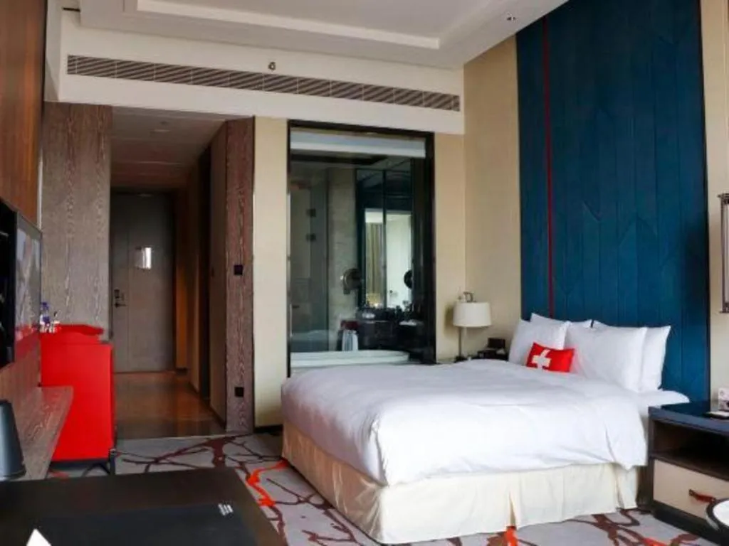 Bed in Swisstouches Hotel Ankang