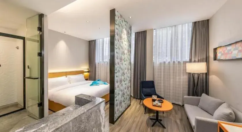 Bed in SOFIS POP HOTEL Bed in SOFIS POP HOTEL