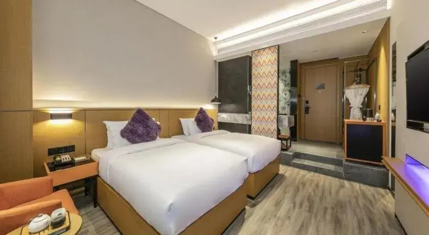 Bed in SOFIS POP HOTEL Bed in SOFIS POP HOTEL