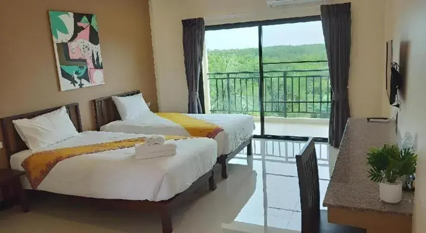 Bed in The Nest Krabi Hotel Bed in The Nest Krabi Hotel