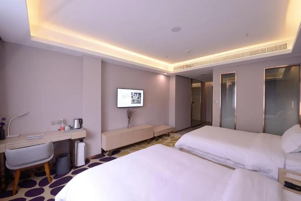 Bed in Lavande Hotel Wuhan Huazhong Normal University Guangbutun Metro Station