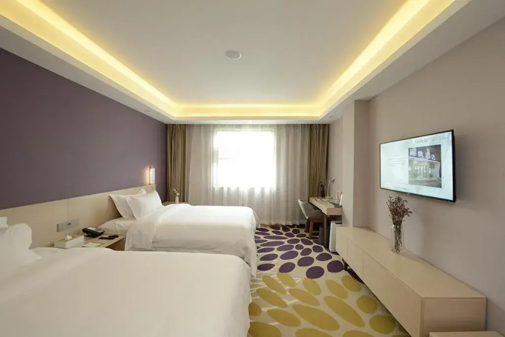 Bed in Lavande Hotel Wuhan Huazhong Normal University Guangbutun Metro Station Bed in Lavande Hotel Wuhan Huazhong Normal University Guangbutun Metro Station