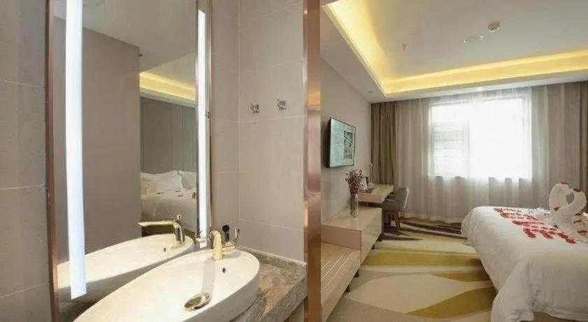 Bed in Lavande Hotel Wuhan Huazhong Normal University Guangbutun Metro Station