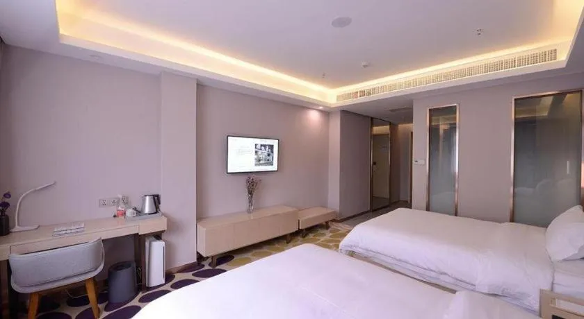 Bed in Lavande Hotel Wuhan Huazhong Normal University Guangbutun Metro Station