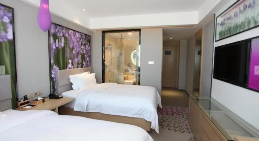 Bed in Lavande Hotels Changzhi City God Temple