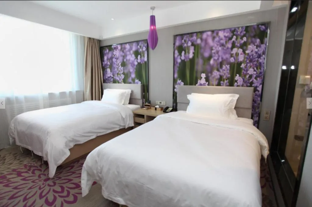 Bed in Lavande Hotels Changzhi City God Temple