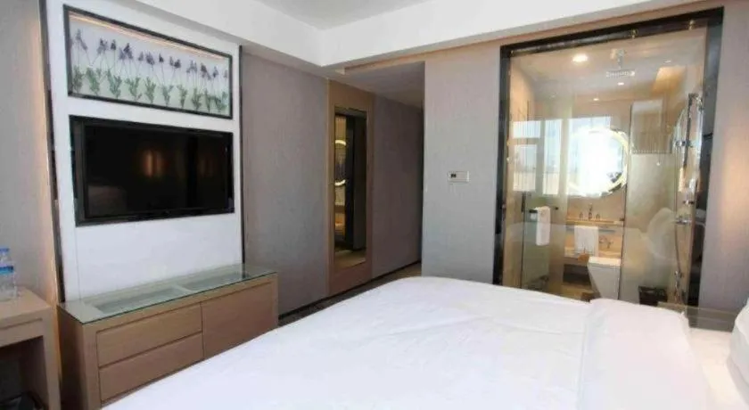 Bed in Lavande Hotels Changzhi City God Temple