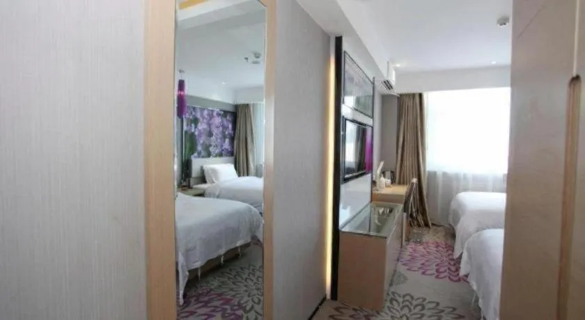 Bed in Lavande Hotels Changzhi City God Temple